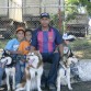 Mis Tres hijos y yo, con Zeus, Keshia y samantha en el Parque la represa.